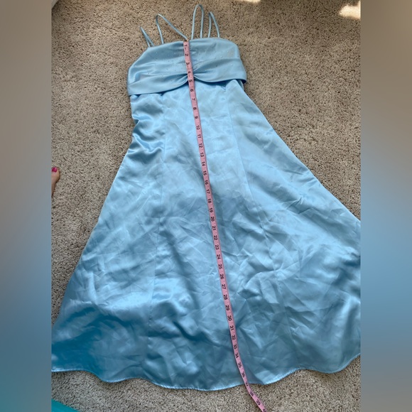 Children’s Princess Dress- light blue with sequin detail - Picture 10 of 12